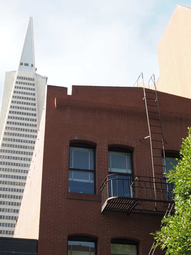Contrasting architectural styles - Jackson Square