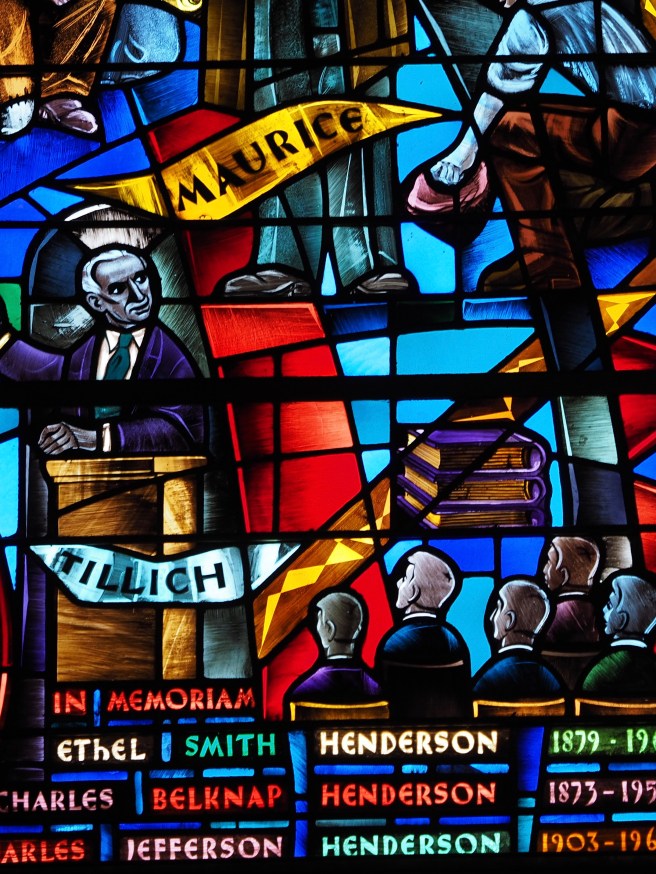 Modern stained glass in Grace Cathedral 1