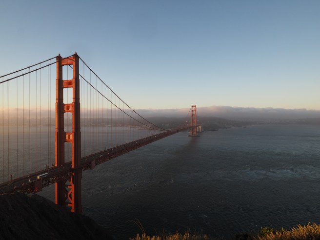 An iconic view of theGolden Gate - the view that launched a gazillion tourism brochures!