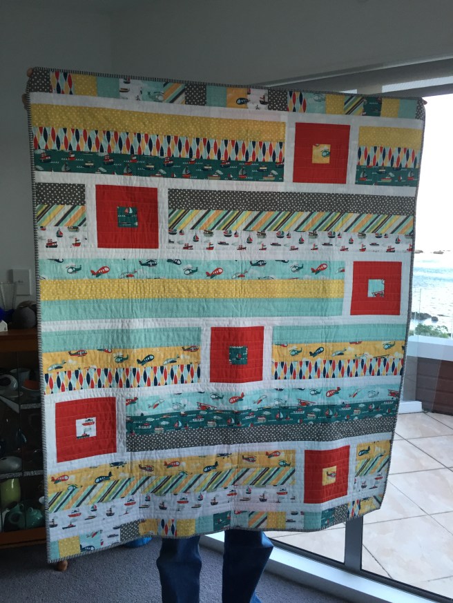 Archie's quilt: front