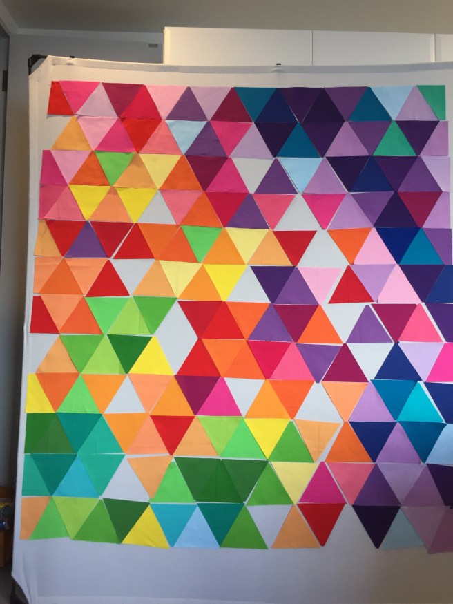 ...and the start of another quilt...